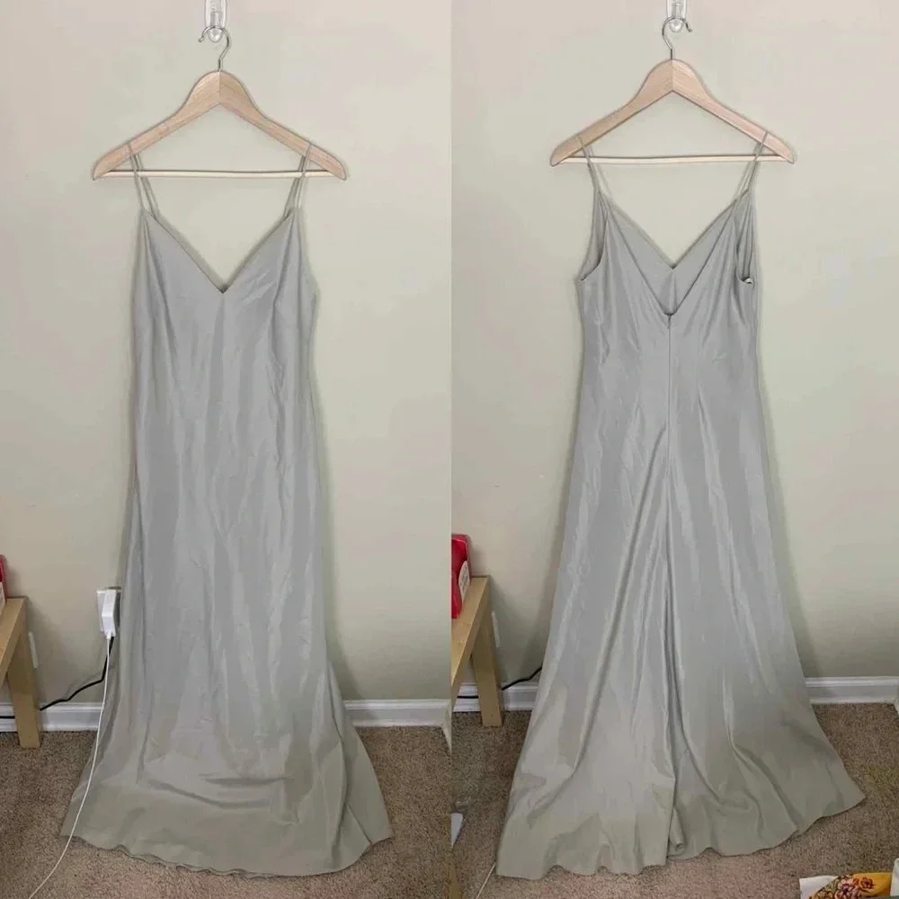 Jenny Yoo • Silver Gown - Picture 1 of 10